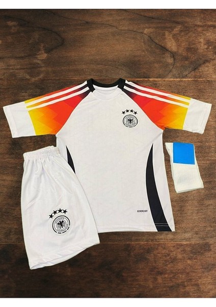 Almanya 2024 Joshua Kimmich Iç Saha Beyaz Çocuk Forması Forma Şort Çorap fiyatları