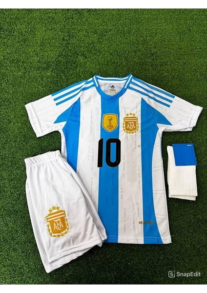 Leo Messi Arjantine Çocuk Forması 2024/25 Forma Şort Çorap fiyatları