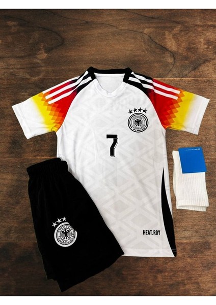 Almanya 2024 Kai Havertz Iç Saha Beyaz Çocuk Forması Forma Şort Çorap fiyatları