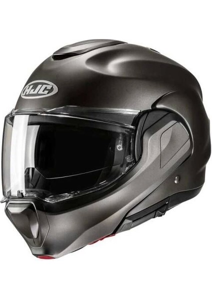 F100 Kask Semı Flat Tıtanıum
