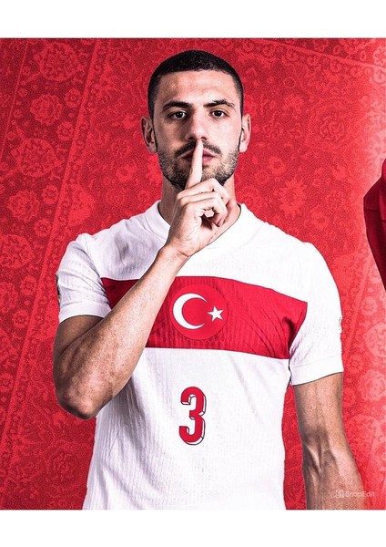 Türkiye Milli Takım Euro 2024 Merih Demiral Beyaz Forması