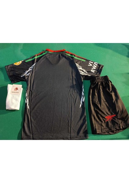 A.r.s.e.n.a.l 2024/25 Yeni Sezon Deplasman Çocuk Forması 3 Lü Set (Siyah) fiyatları