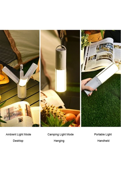 Masa Lambası XST-M26 Açık Hava Çok Fonksiyonlu Katlanır Kamp Çadırı Lambası Ruh Hali Işığı Elde Taşınabilir Şarj Edilebilir C Tipi Taşınabilir Aydınlatma 2000MAH modelleri