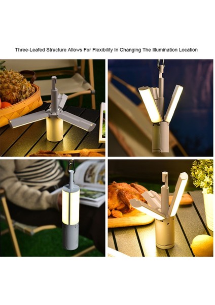 Masa Lambası XST-M26 Açık Hava Çok Fonksiyonlu Katlanır Kamp Çadırı Lambası Ruh Hali Işığı Elde Taşınabilir Şarj Edilebilir C Tipi Taşınabilir Aydınlatma 2000MAH fırsatları