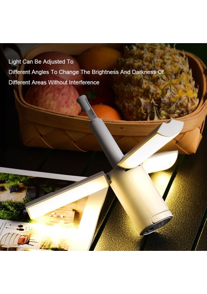 Masa Lambası XST-M26 Açık Hava Çok Fonksiyonlu Katlanır Kamp Çadırı Lambası Ruh Hali Işığı Elde Taşınabilir Şarj Edilebilir C Tipi Taşınabilir Aydınlatma 2000MAH indirimleri