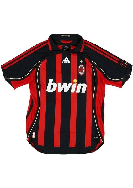 A.c Milan Nesta Retro Futbol Forması Siyah/kırmızı