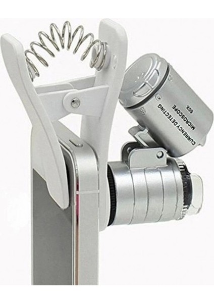 Evrensel LED Işıklı Mini Cep Mikroskobu Tüm Kameralı Telefonlar Için 9882-W fırsatları