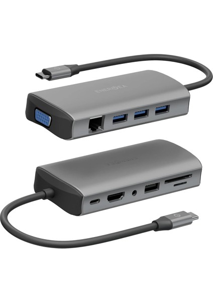 Aluhub Max 100W Type-C Pd Şarj Destekli 11IN1 4K Hub Dönüştürücü fiyatları