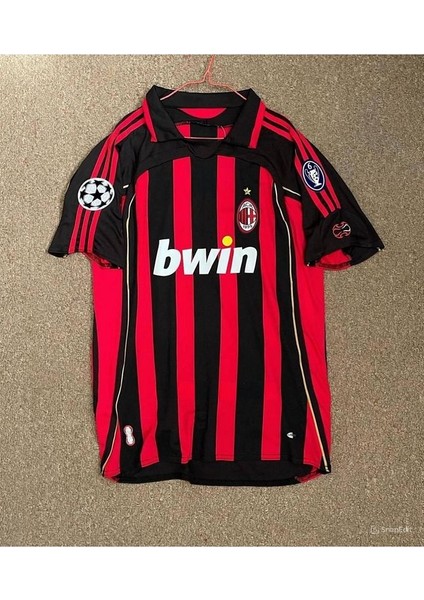 Milan Özel Tasarım Shevcenko 7 Retro Forma Kırmızı/siyah fiyatları