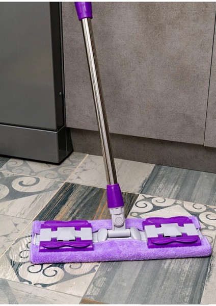 Yedek Bezli Mikrofiber Yer ve Duvar Temizleme Mop, 4 Mandallı, Cam ve Fayans Uyumlu modelleri