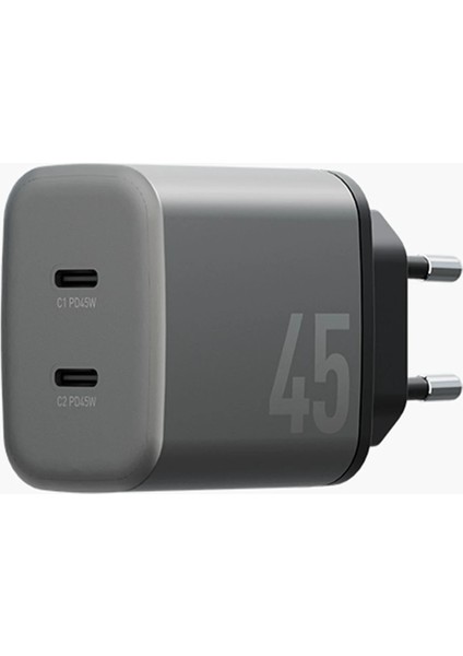 Ampcharger GAN45 2 Adet 45W Type-C Çıkışlı Hızlı Şarj Aleti modelleri
