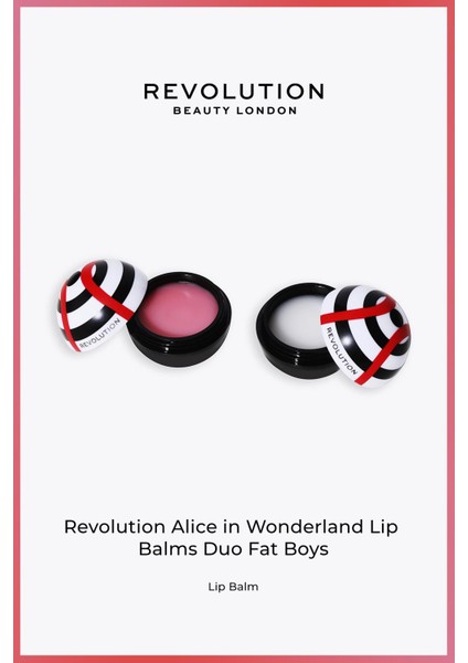 Alice In Wonderland Lip Balms Duo Fat Boys
