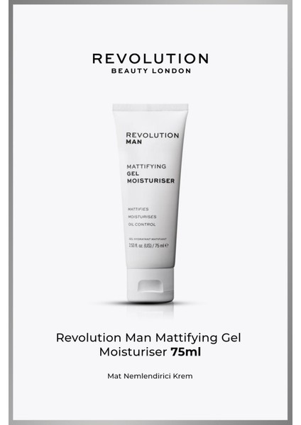 Man Mattifying Gel Moisturiser 75ML