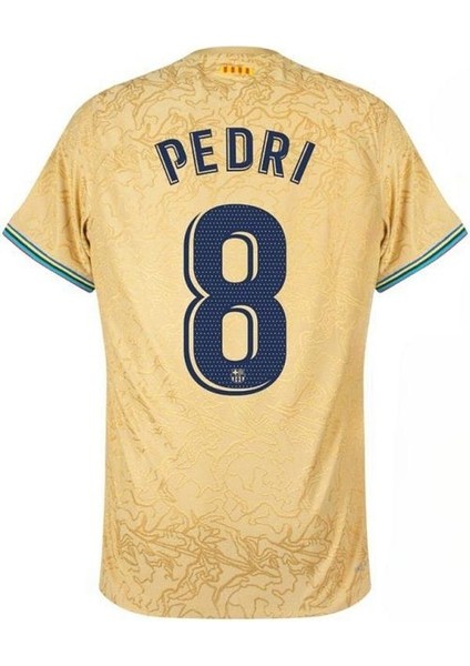 B.a.r.c.e.l.o.n.a Pedri Yeni Sezon Çocuk Deplasman Forması Sarı (Forma Şort Çorap)