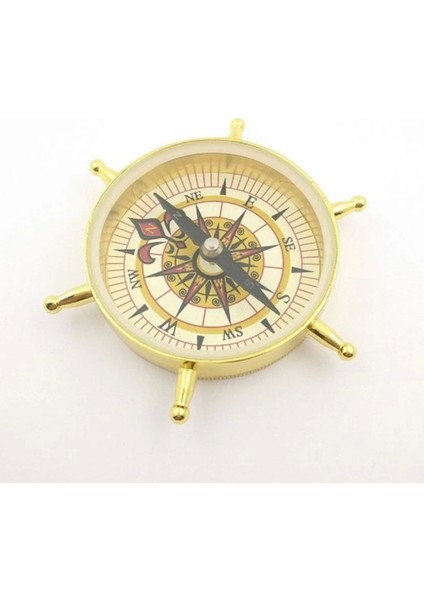 Estetik Tasarım Dümen Model Pirinç Pusula