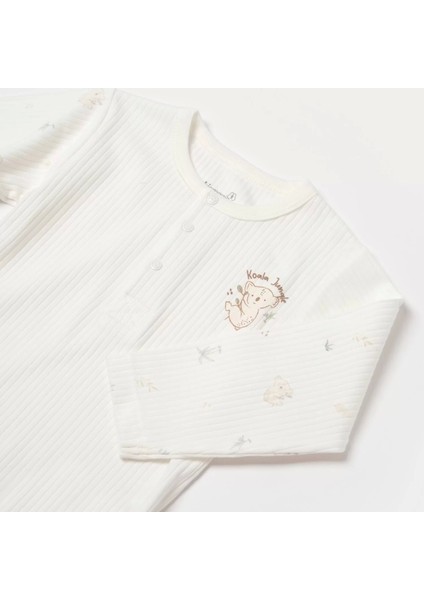 Koala Jungle Uzun Kol Bebek Body Mint modelleri