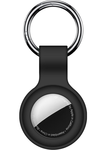 Apple Airtag Uyumlu Silikon Koruyucu Anahtarlık Arkası Kapalı Düşmez Yıkanabilir