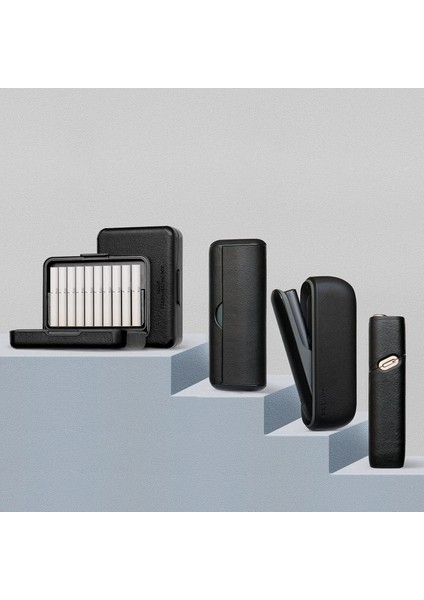 Iqos Iluma / I Iluma Ile Uyumlu Sıyah Deri Kılıf fiyatları