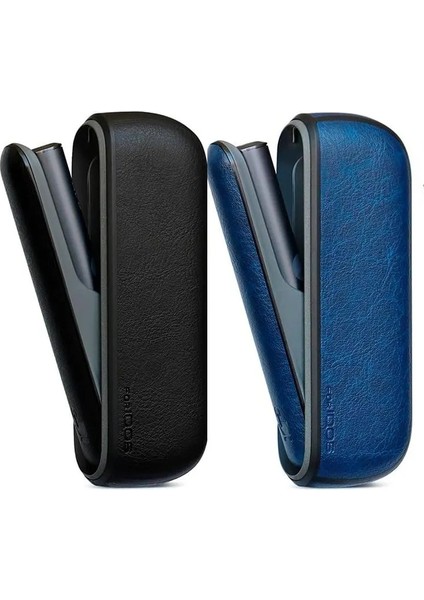 Iqos Iluma / I Iluma Ile Uyumlu Sıyah Deri Kılıf modelleri