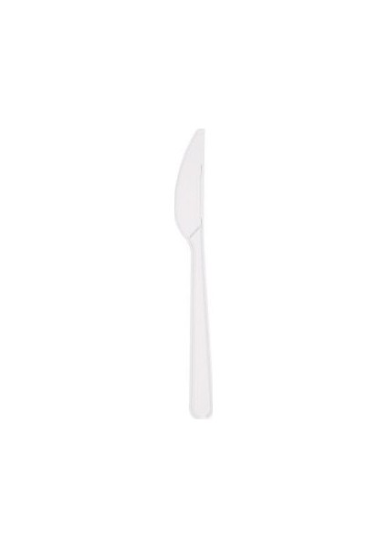 Lüks Plastik Bıçak Şeffaf 10lu