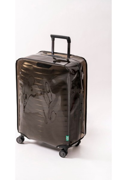 Şeffaf Valiz Kılıfı Neon Renk Pvc