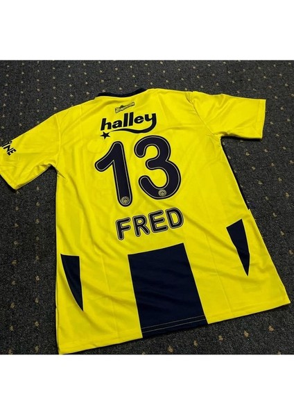 2024/25 Fb/fenerbãhçe F.r.e.d Iç Saha Çubuklu Forması Spor T-Shirt