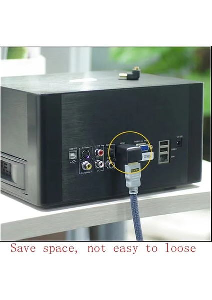 270 Derece Açı HDMI 1080 P Hdtv Kablo Adaptörü Dönüştürücü Genişletici Için HDMI Uyumlu Dönüştürücü fiyatları