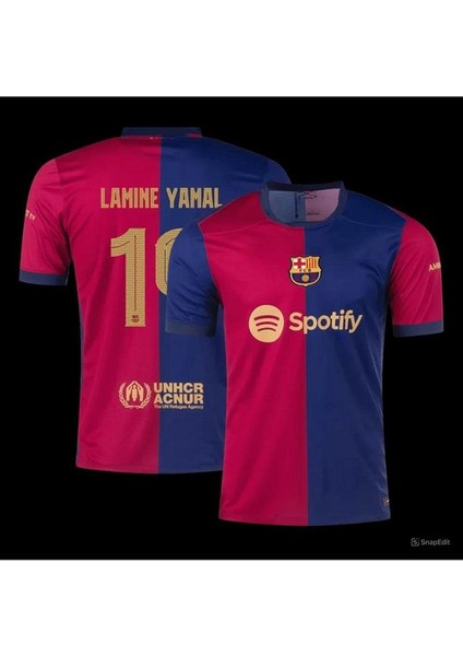 2024/25 Yeni Sezonu B.a.r.c.e.l.o.n.a Lamine Yamal Iç Saha Parçalı Forması fiyatları