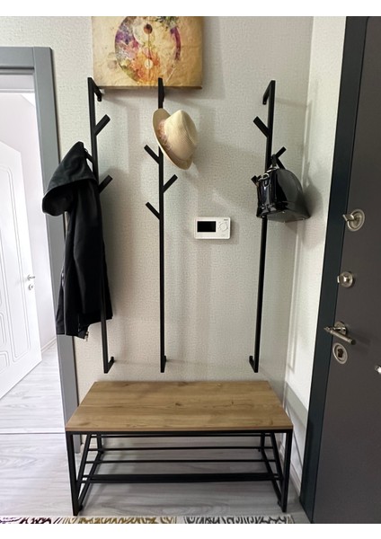 Dekoratif Fidan Askılık, Hol Giriş Askılık, Antre Dekoru ,dekoratif (150 Cm/4 Askı) fırsatları