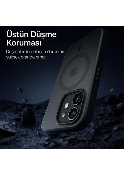 iPhone 15 Pro Kahverengi Kenarlı Mat Şeffaf Kılıf – Zamansız Şıklık, Modern Koruma indirimleri