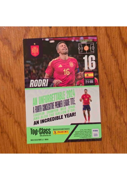 Top Class Unbeatable Rodri Oyun Kartı fiyatları