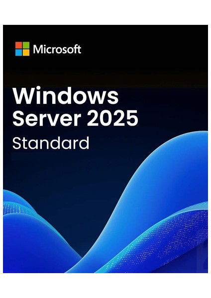 -Microsoft Server 2025 Standard Rok Lisans W2K25STD-ROK (Kullanıcı Yok)