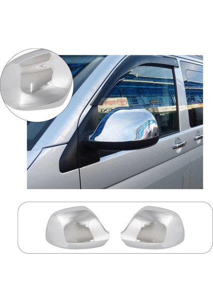 Volkswagen Transporter T6 Uyumlu 2010 Ve Üzeri Ayna Kapağı 2 Parça Abs Krom Kaplama