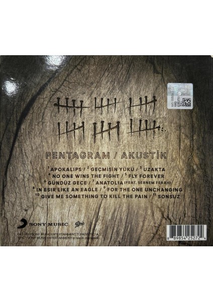 CD Pentagram - Akustik - Imzalı Insert CD