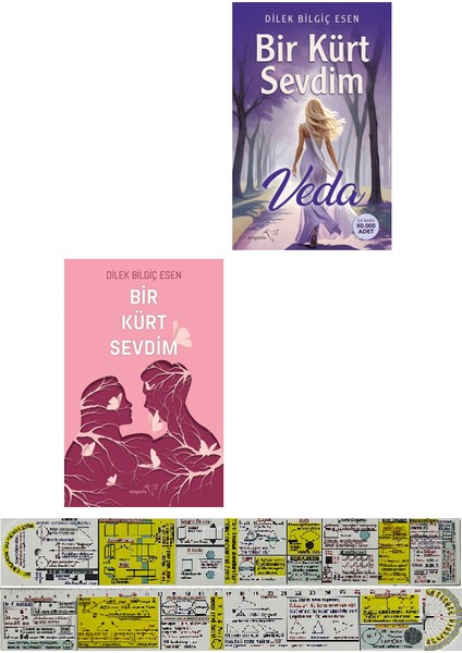 Bir Kürt Sevdim 2 Kitap Set Dilek Bilgiç Esen + Mat. Öğreten Cetvel