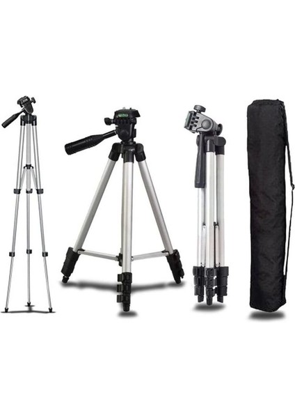 3 Yönlü Profesyonel Süper Kalite 157 cm Tripod
