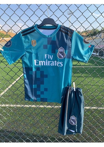 M.a.d.r.i.d 2018 Cristiano Ronaldo Röveşata Çocuk Forması 3'lü Seti Spor T-Shirt