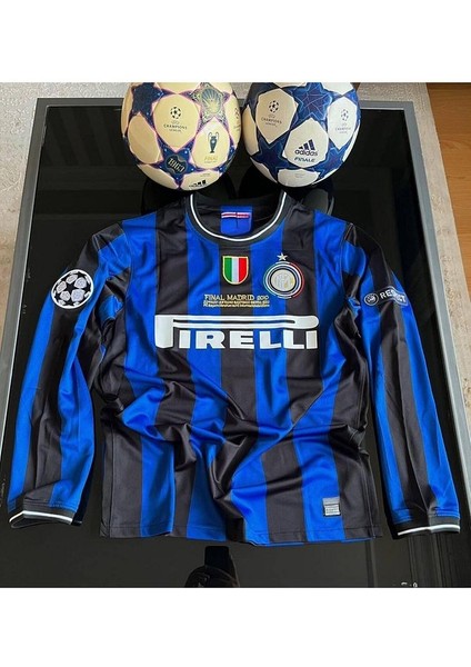 Fenomen Ronaldo 9 Retro Inter'/ac' Madrid Finali Uzun Kollu Forması fiyatları