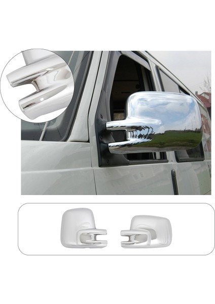 Volkswagen Transporter T4 Uyumlu 1995-2003 Ayna Kapağı 2 Parça Abs Krom Kaplama