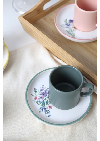 Elegant Blossoms Nordic Kahve Takımı 12 Parça 6 Kişilik 21788-93