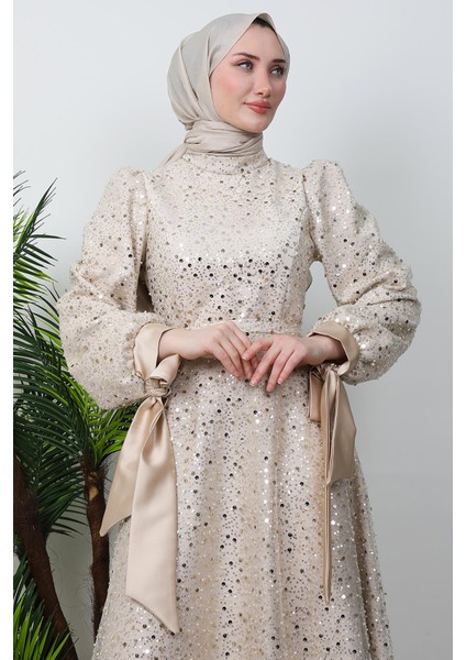 Betül Tesettür Abiye Gold indirimleri