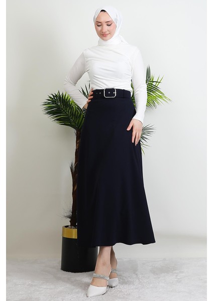 Kemerli Mevlana Etek Lacivert fiyatları