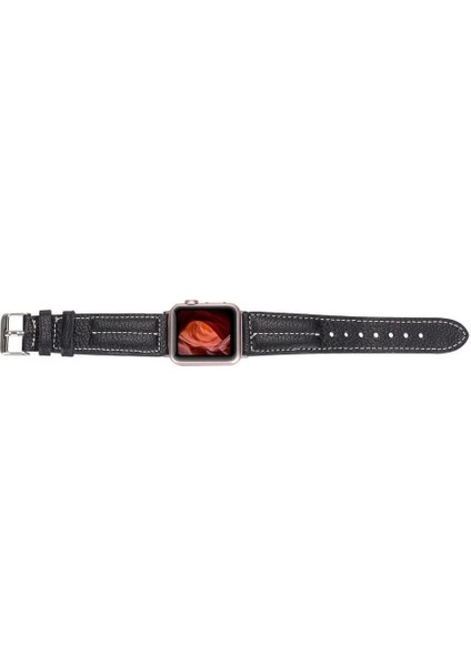 Apple Watch Uyumlu Deri Kordon 42-44-45MM Nm3 As5 modelleri