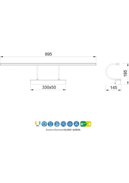 Paracuru Siyah Tablo Apliği 90 cm