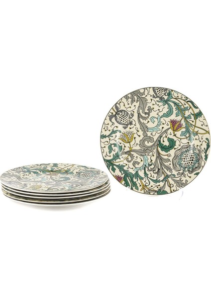 Turguoise 6lı Pasta Tabağı 20CM