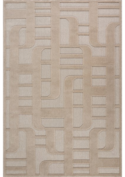 Iskandinav Tora Beige 80X150 cm Salon Mutfak Halısı Yolluk