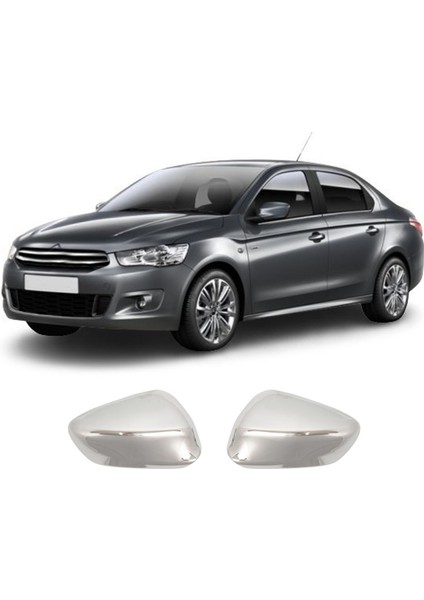 Citroen C-Elysee Uyumlu 2012 Ve Üzeri Krom Ayna Kapağı 2 Parça Paslanmaz Çelik fiyatları
