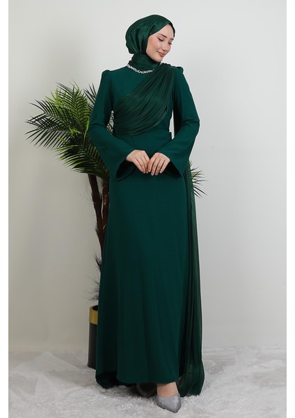 Ayliz Tesettür Abiye Zümrüt fiyatları