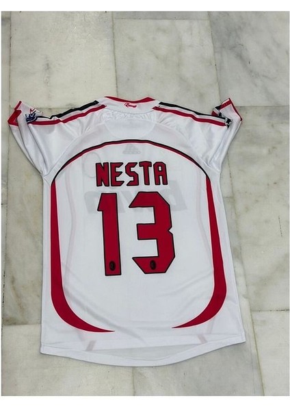 Milan Özel Tasarım Nesta 13 Retro Beyaz Forma