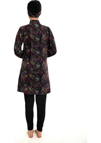 Bayan Likralı Büyük Beden Tesettür Mayo 1730-14 fiyatları